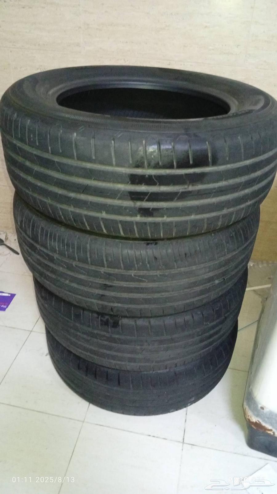 كفرات الفورد للبيع مقاس 16 في جده مستعمله الله يحفظ لي ياخذه64405292482691110