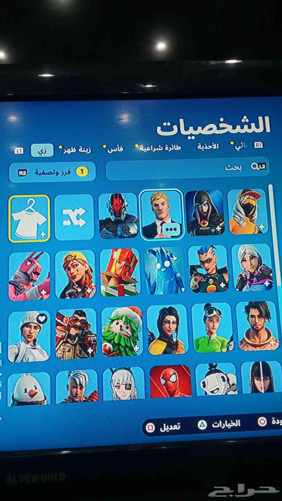 حساب فورت نايت للبيع من الزيزون القديم وموجود فيه 34شخصيه64218604618242110