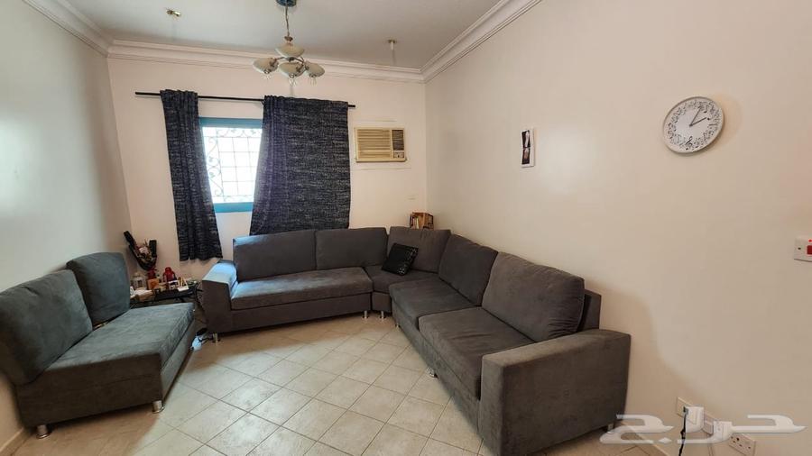 Used clean corner sofa set 3m x 2.6m with two glass tables 60cm x 60cm64227346929282110