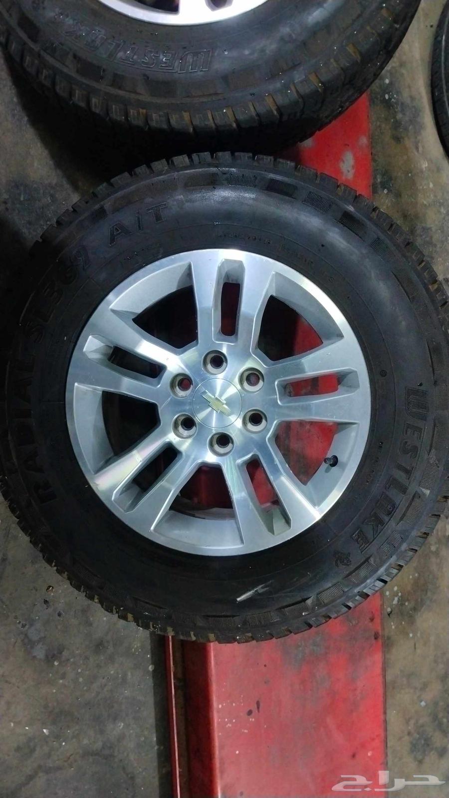 جنوط تاهو 2017 اصلي وكاله بكفرات وستليك64407545056003113