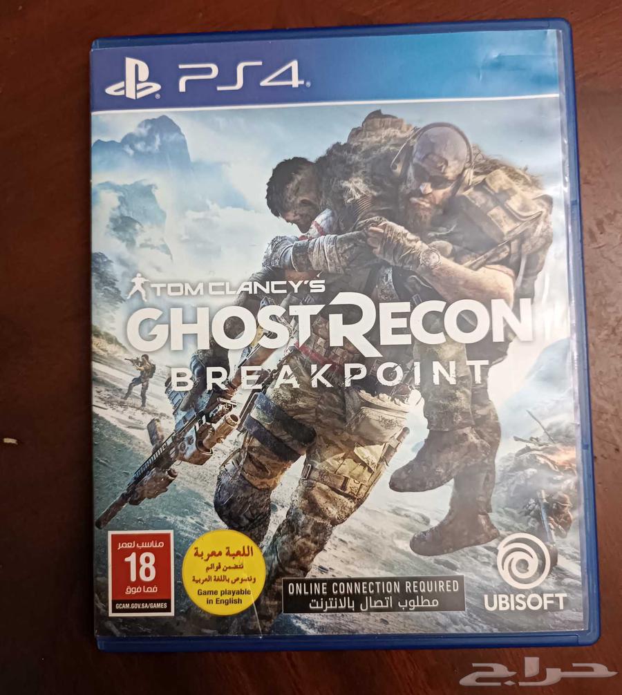 شريطين العاب سوني 4و 5 قوست ريكون و ذا ديفيجن توم كلانسي64230304308611110