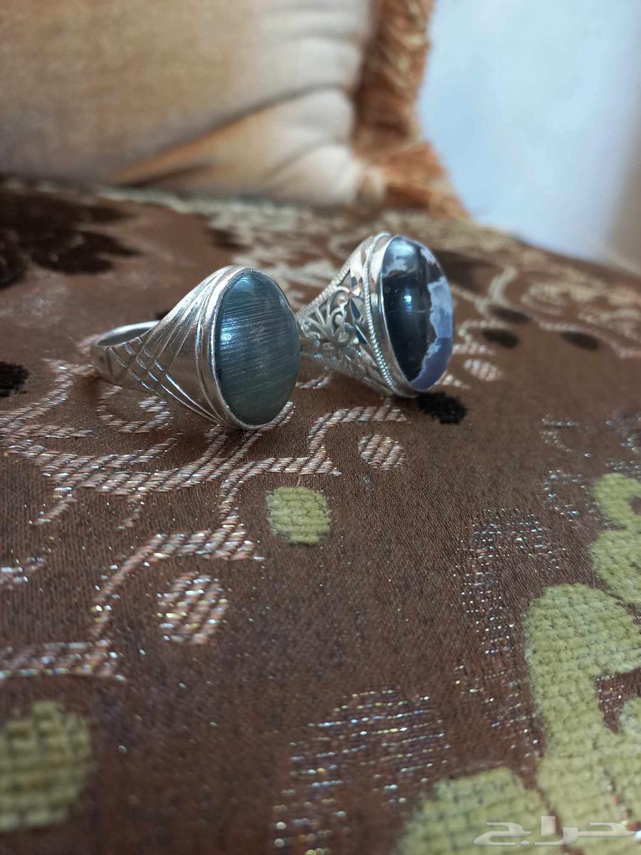 خواتم فضه صياغه قديم احجار كريمه للبيع64204463494402110