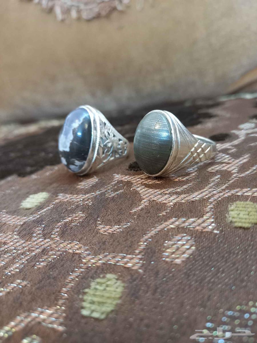 خواتم فضه صياغه قديم احجار كريمه للبيع64204463494402111