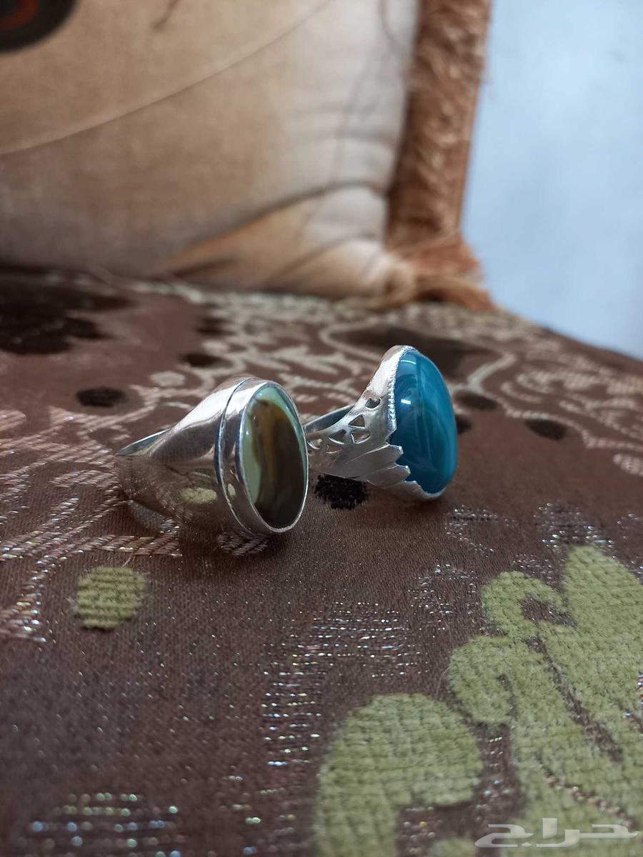 خواتم فضه صياغه قديم احجار كريمه للبيع64204463494402114