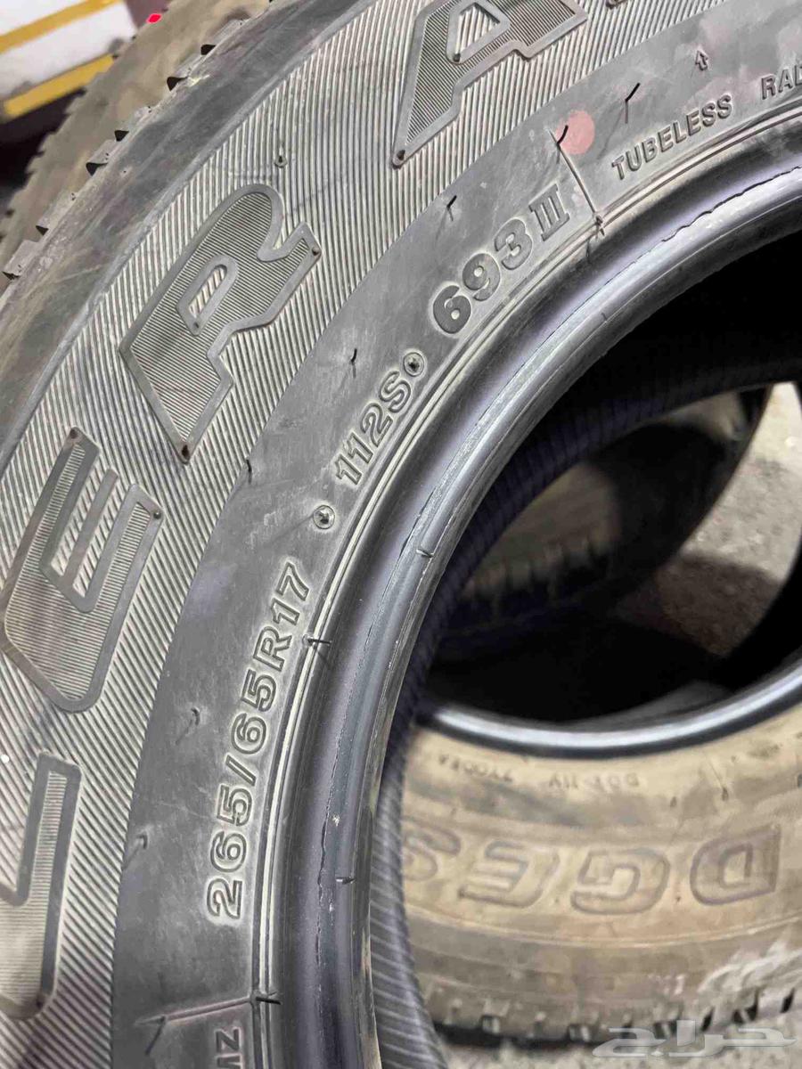 كفرات 265 65 17 برجستون هيلكس دبل شد بلاد64264937480961113