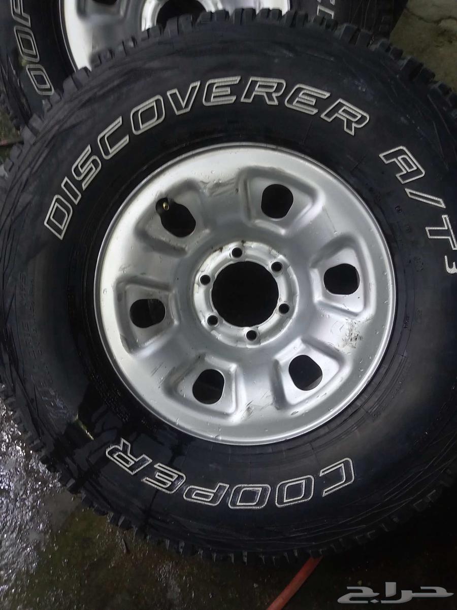 جنوط باترول شاص نيسان سته مسمار اصلي كفرات حجري كوبي مقاس1664215187457282113