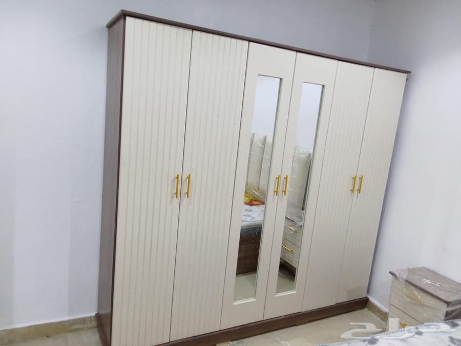 غرف نوم جديده جاهزه وأسره ودواليب جديده جاهزه64220226654593113