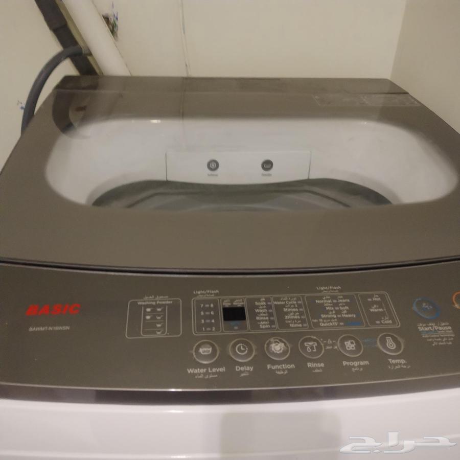 غساله علويه ماركة بيسك اتوماتيك 16 كيلو ضمان ساري تاريخ الشر64227858119809113