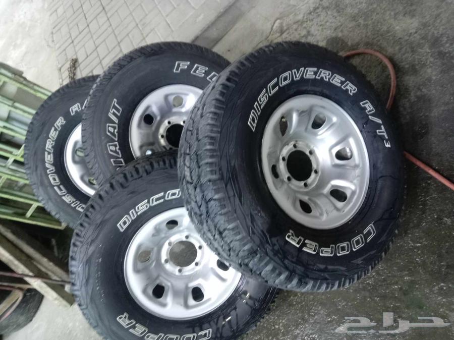 جنوط باترول شاص نيسان سته مسمار اصلي كفرات حجري كوبي مقاس1664215187457282110