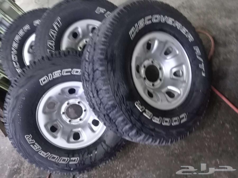 جنوط باترول شاص نيسان سته مسمار اصلي كفرات حجري كوبي مقاس1664215187457282111