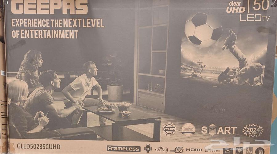 شاشه 55بوصه جيباس فور كي جديده من الكرتون ماتم فتحها64402049863043110