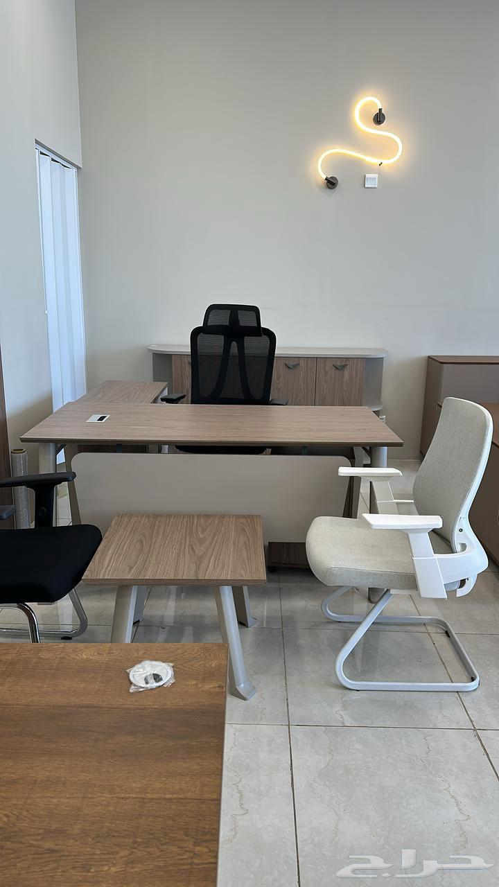 Modern Office for Manager, Workstation, Reception Desk, and Cabinets64216346102531114