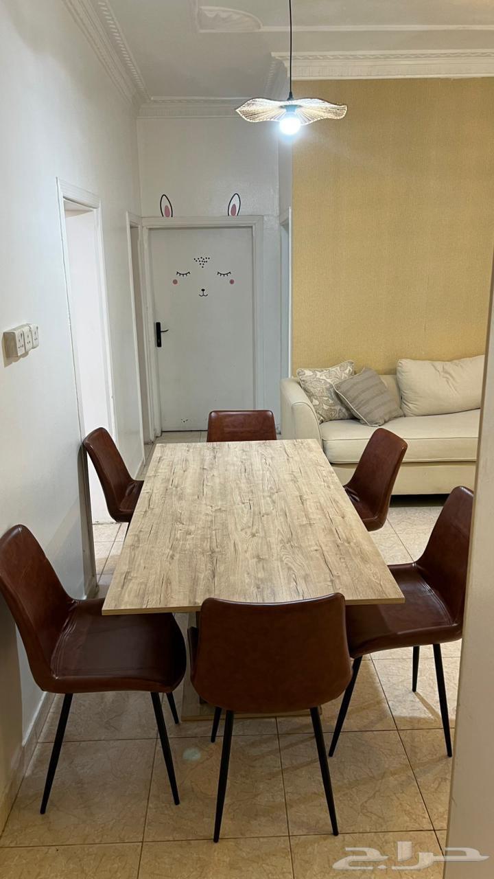 طاوله طعام 6 كراسي (من شركه المطلق)للبيع64222543588225110