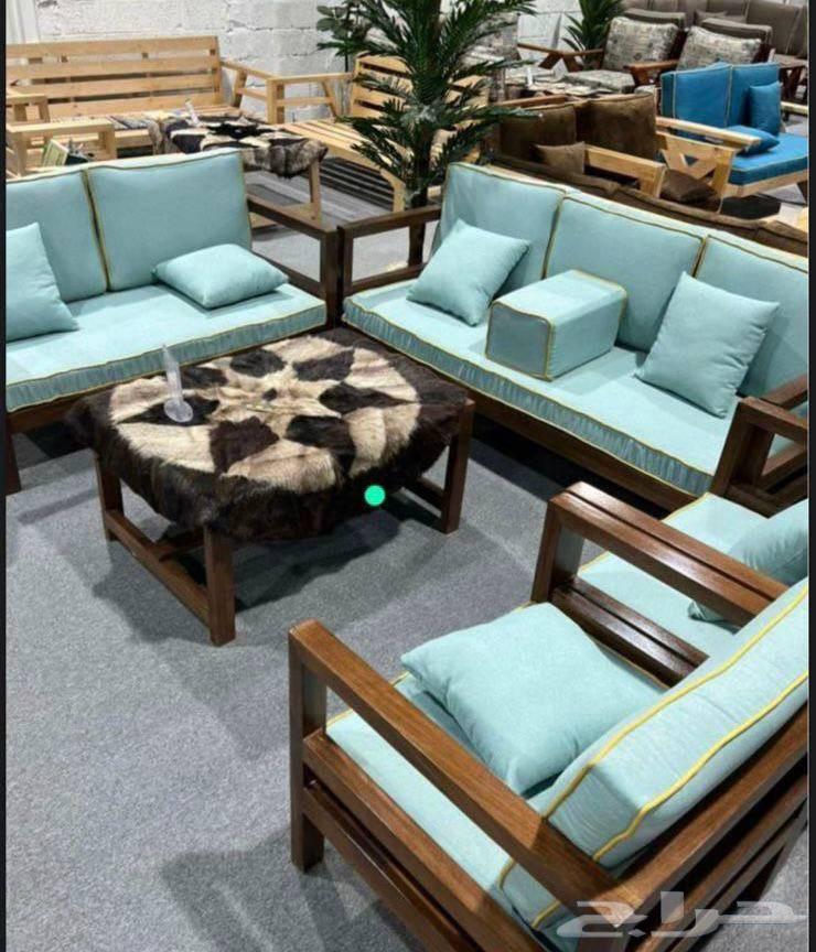 كراسي طقم خشب و حديد غطه طاولة مقاسات64219641446913112