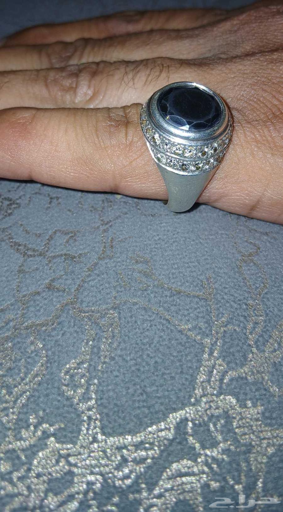 خاتم بالالماس الحر مرصع ب34 فص من الألماس الحر النقي64213380154243111