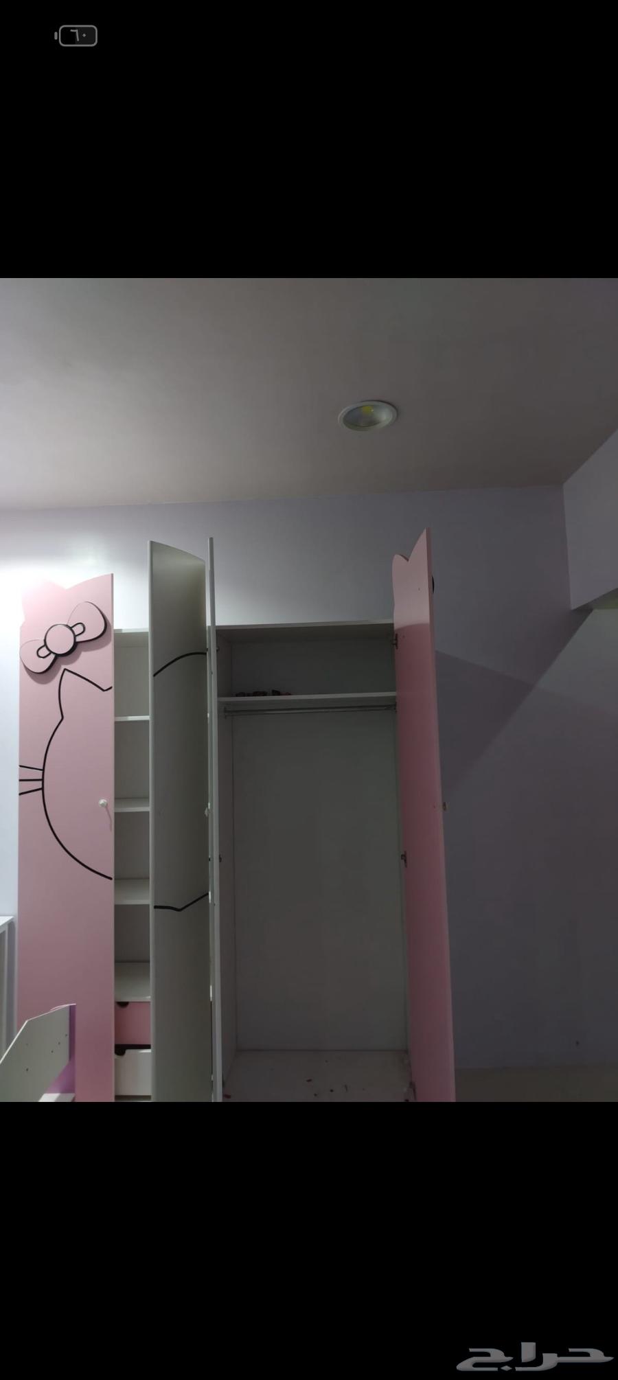 غرفة نوم بناتيه والسعر 800 قابله للتفاوض64253729904130113