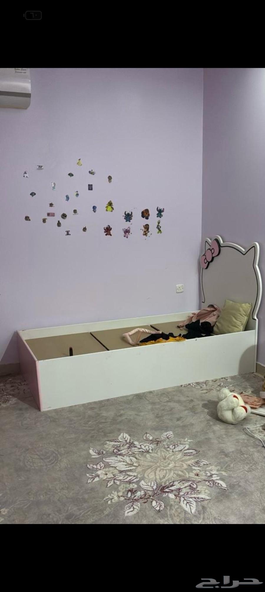 غرفة نوم بناتيه والسعر 800 قابله للتفاوض64253729904130110