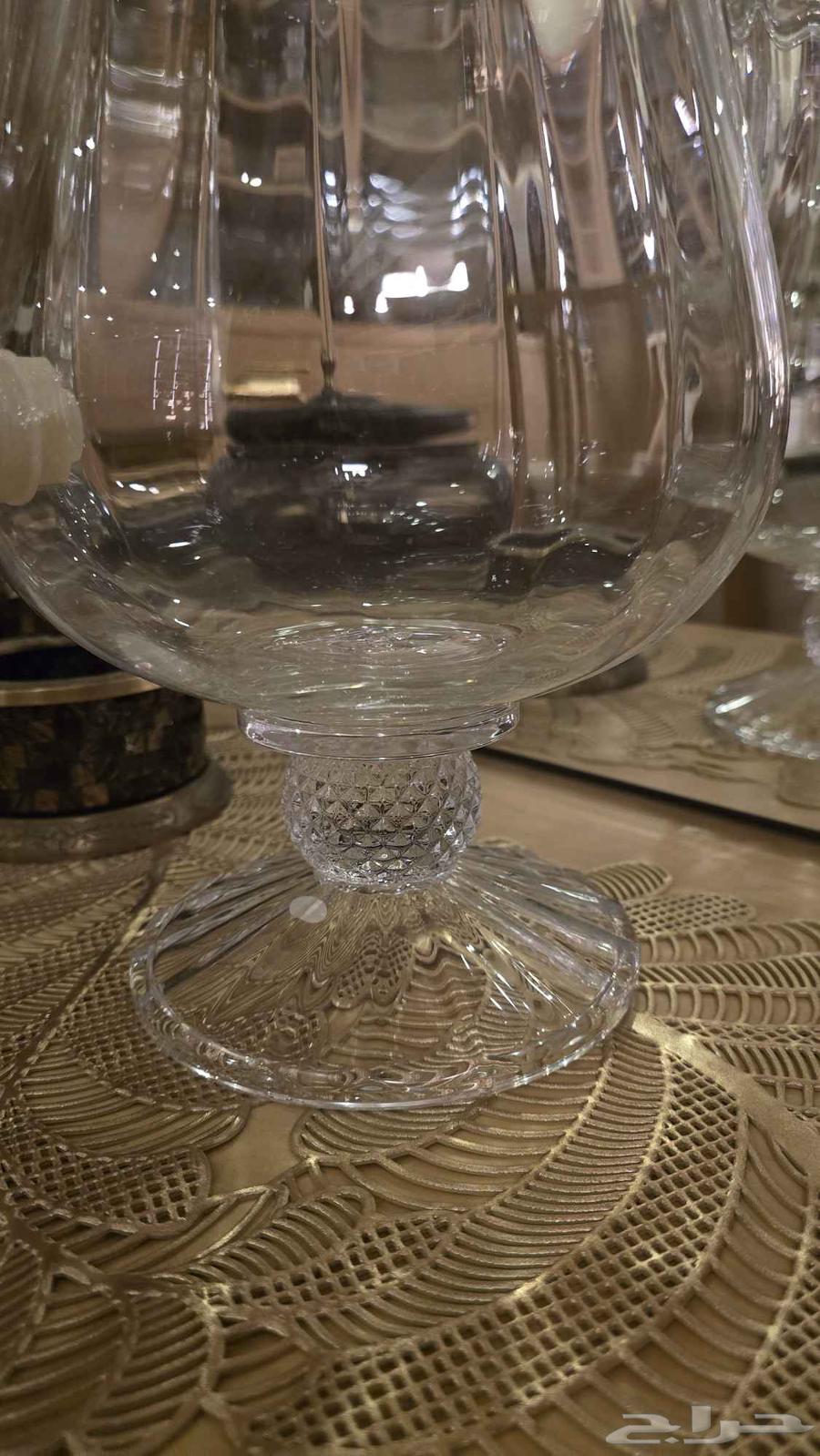 إبريق زجاجي جديد مع حنفية ستيل للعصائر والمناسبات64249080955139111