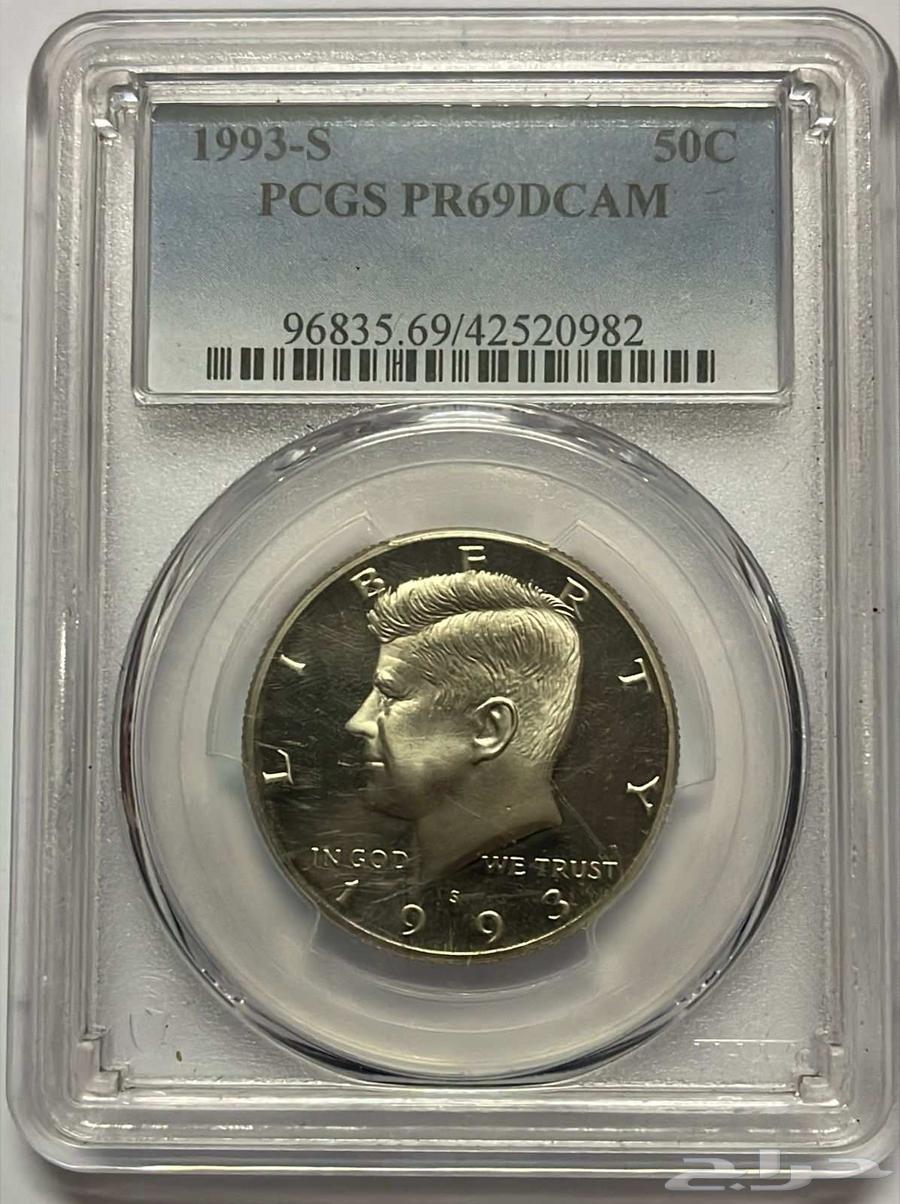 نصف دولار امريكي 1993م مقيم64255970812545110