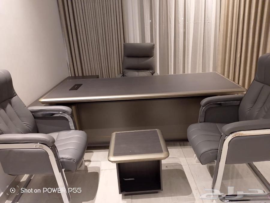 اثاث مكتبي جده مكتب طقم مكاتب مودرن زجاج كنب جلد مكتبي64248273140739112