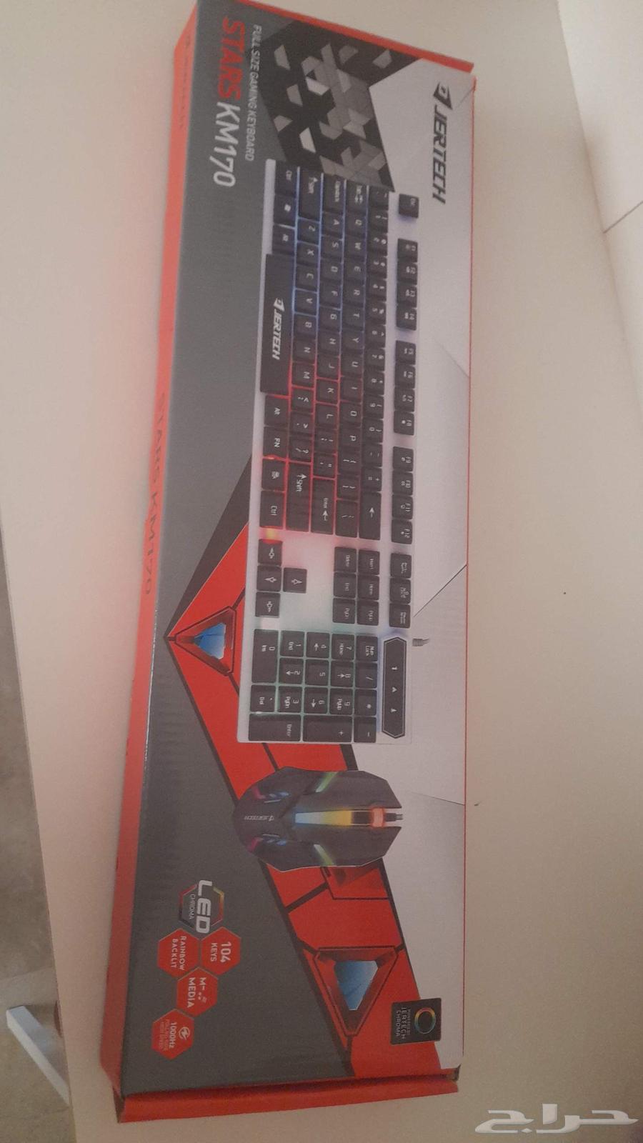 JERTECH STARS KM Gaming Keyboard and Mouse with LED Lighting64244235606017110