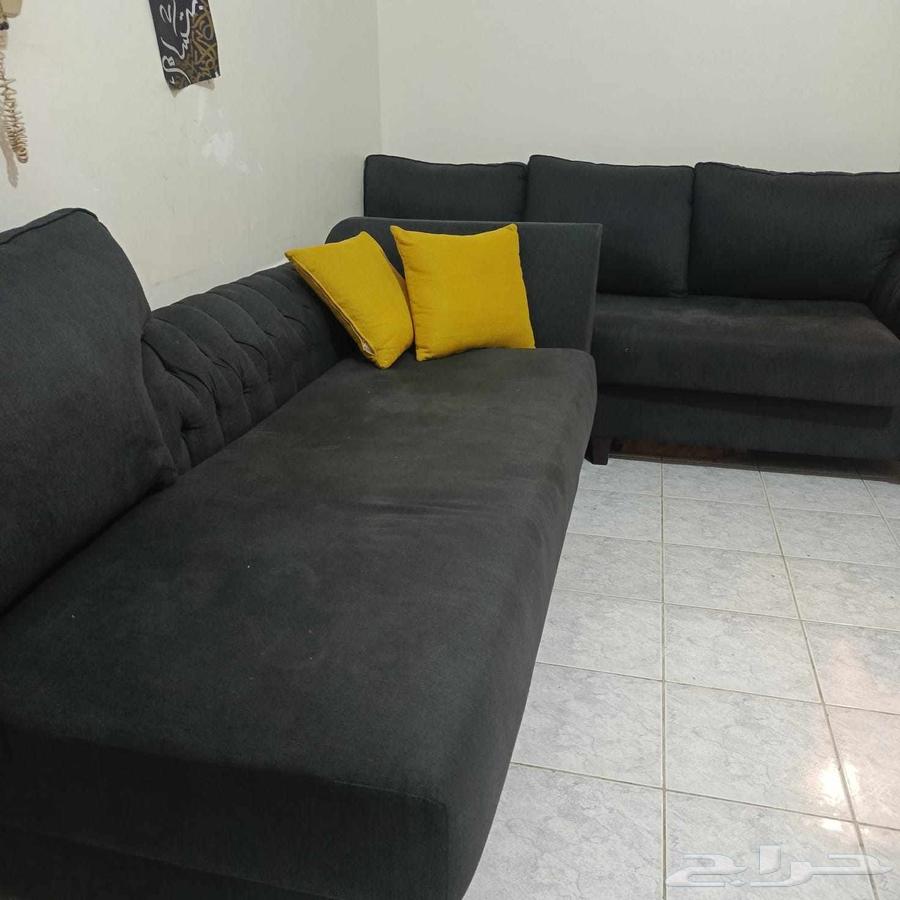 L-shaped sofa and clean cabinet with no defects64240068670978110