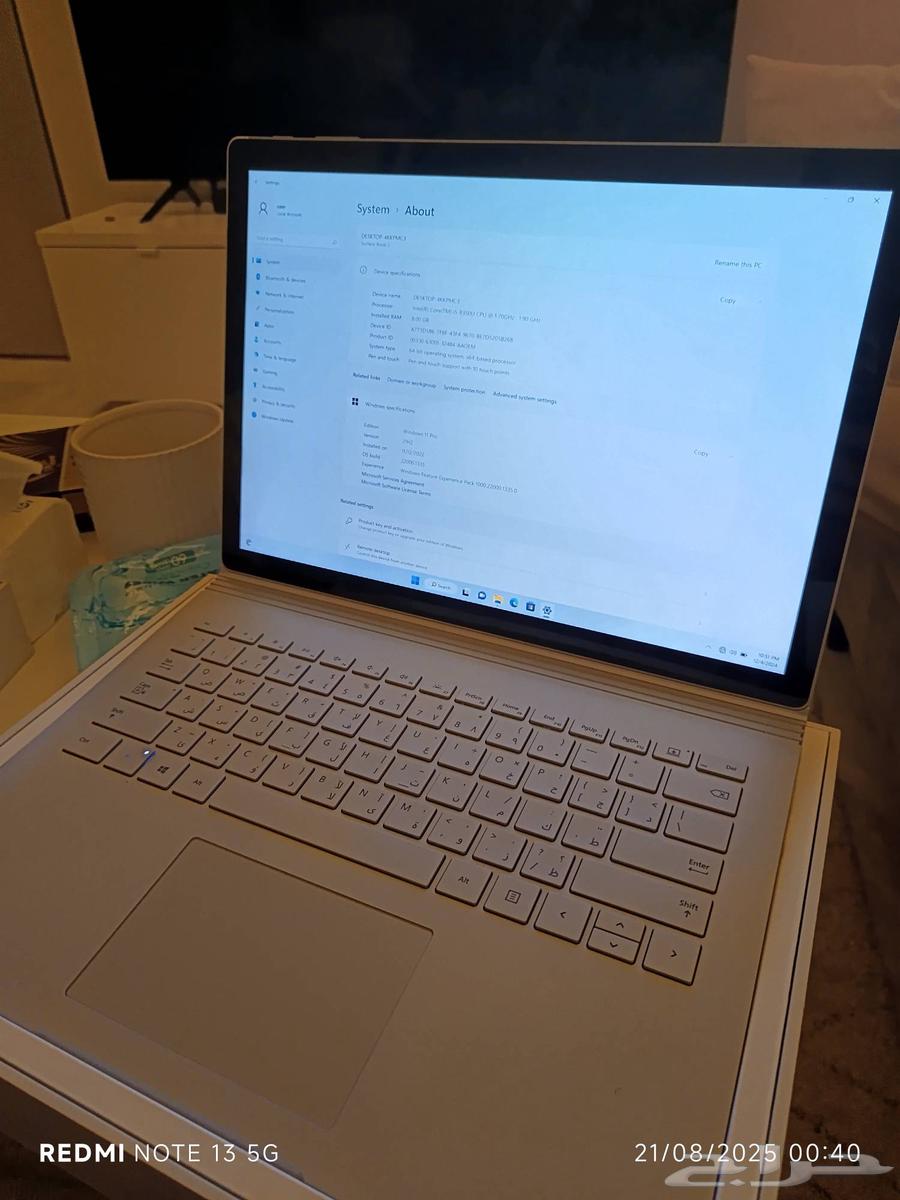 لابتوب microsoft surface book 364232502922242110
