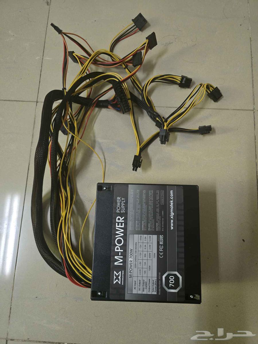 Xigmatek power supply 700w باور سبلاي64237092617219113