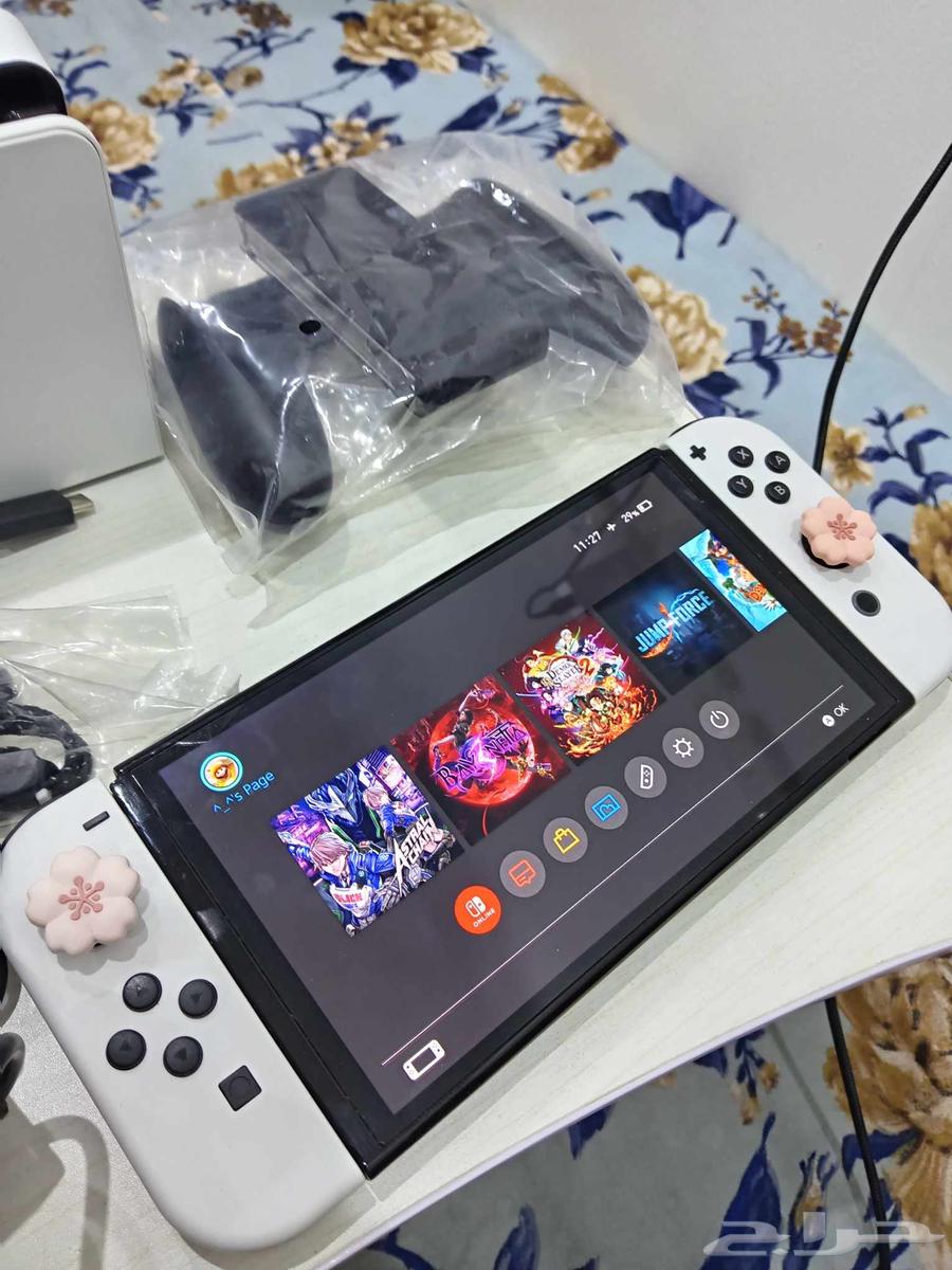 سويتش اوليد معدل مع ذاكره 256 GB مع كامل الملحقات64256112667649112