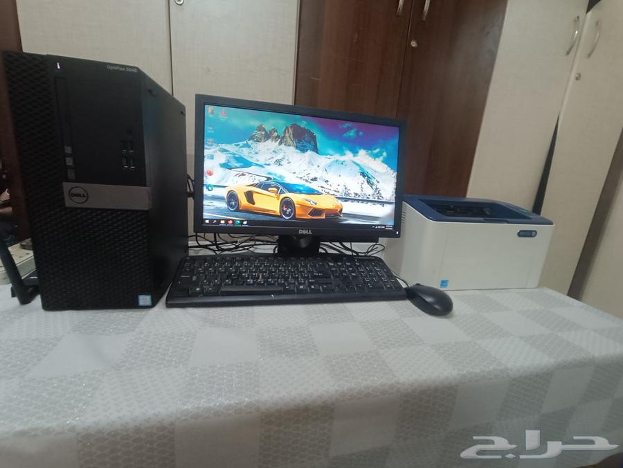 كمبيوتر مكتبي i5 مع طابعه ليزر64234121321090110