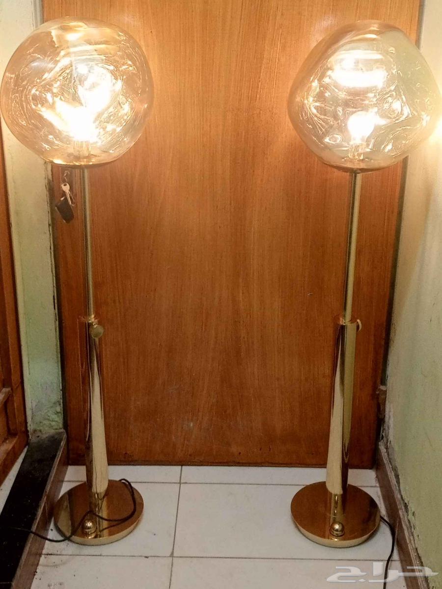 Gold decorative lighting, movable stand, 2 large and 1 small64235771927938112