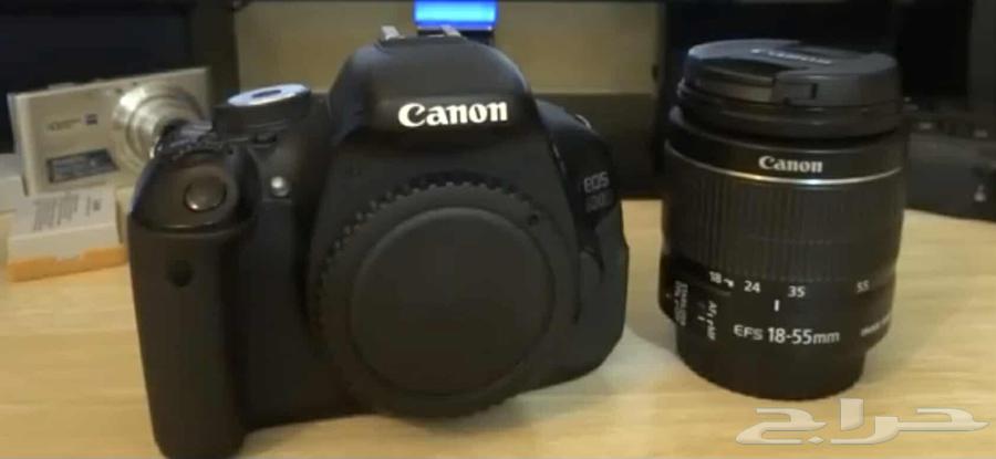 كاميرا كانون 600d بحالة الجديد استعمال مره قليل64248505282562111