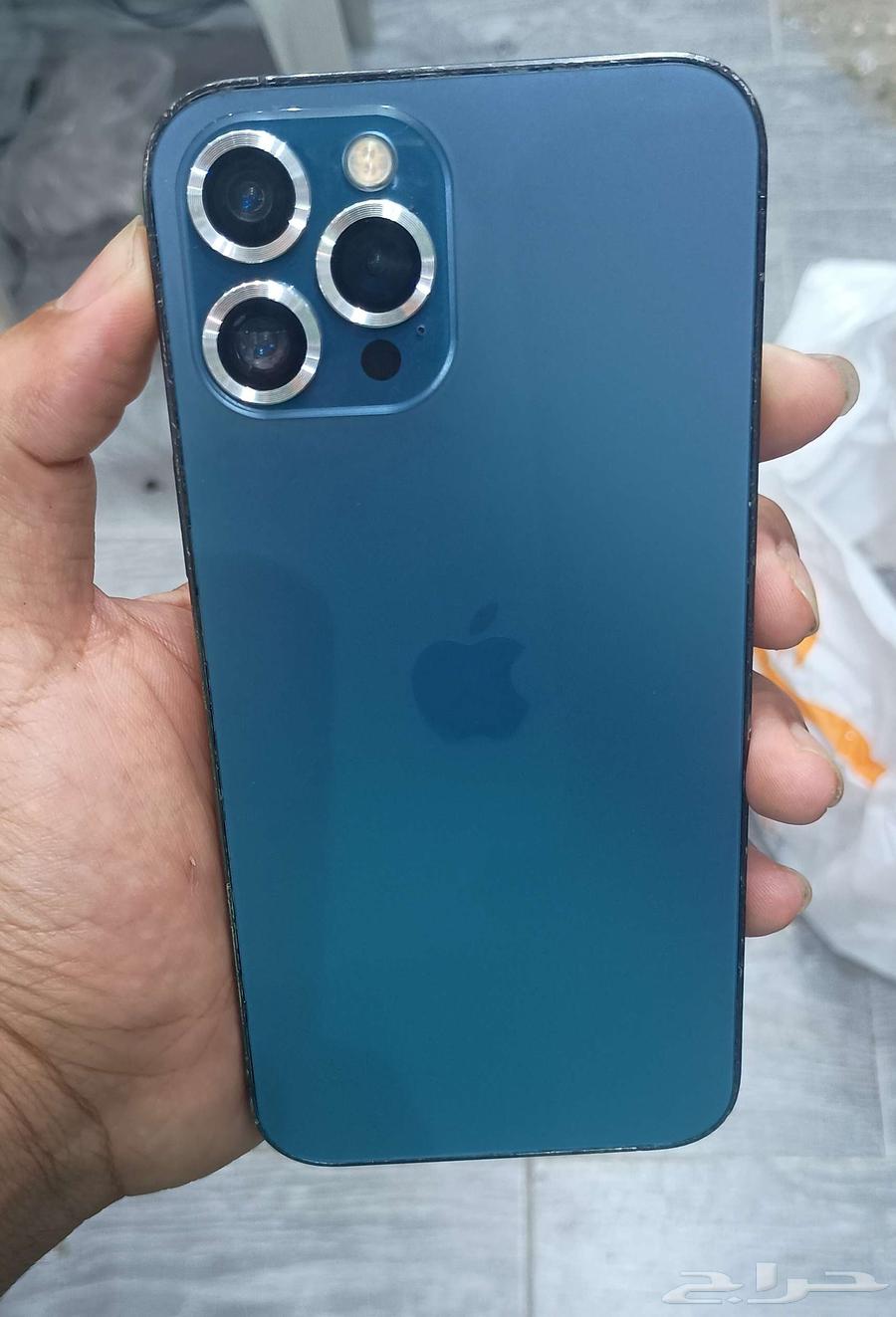 آيفون 12 برو ماكس وكالة ما أنفك 256 قيقا وبطارية 7764235921108611110