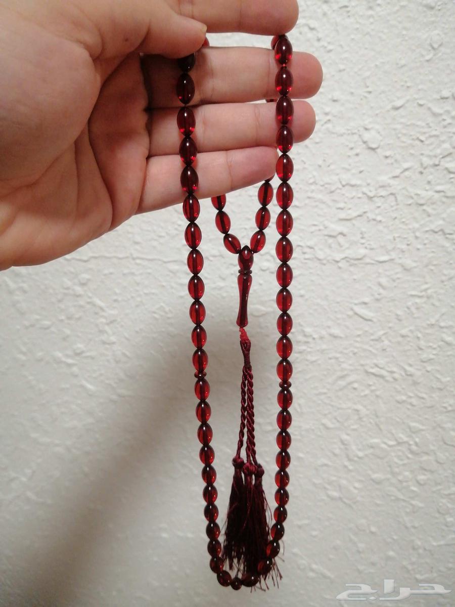 Amber rosary, clear oud color (new).64243183182339111
