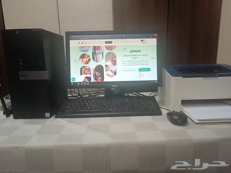 كمبيوتر مكتبي i5 مع طابعه ليزر64234121321090113