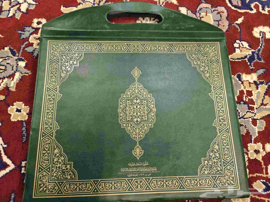 حقيبة أشرطة كاسيت مصحف المدينة المنورة المرتل64255393224961113