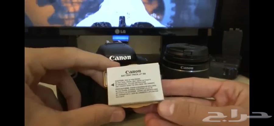 كاميرا كانون 600d بحالة الجديد استعمال مره قليل64248505282562110