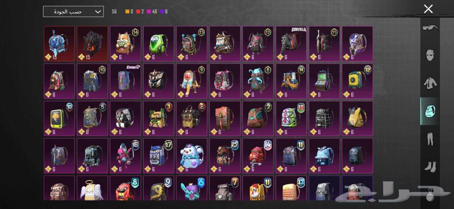 حساب ببجي64242102771329112