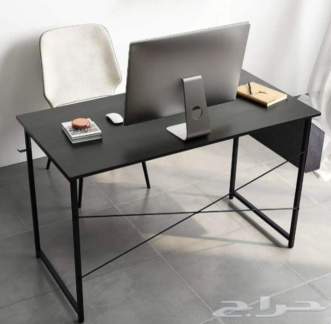 طاولة مكتبيه طاولة قيمنق عملية مع حقيبه جانبيه 120سم 150فقط64241240435074113