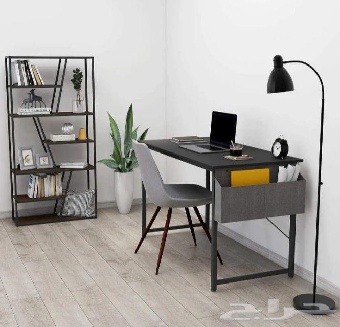 طاولة مكتبيه طاولة قيمنق عملية مع حقيبه جانبيه 120سم 150فقط64241240435074112