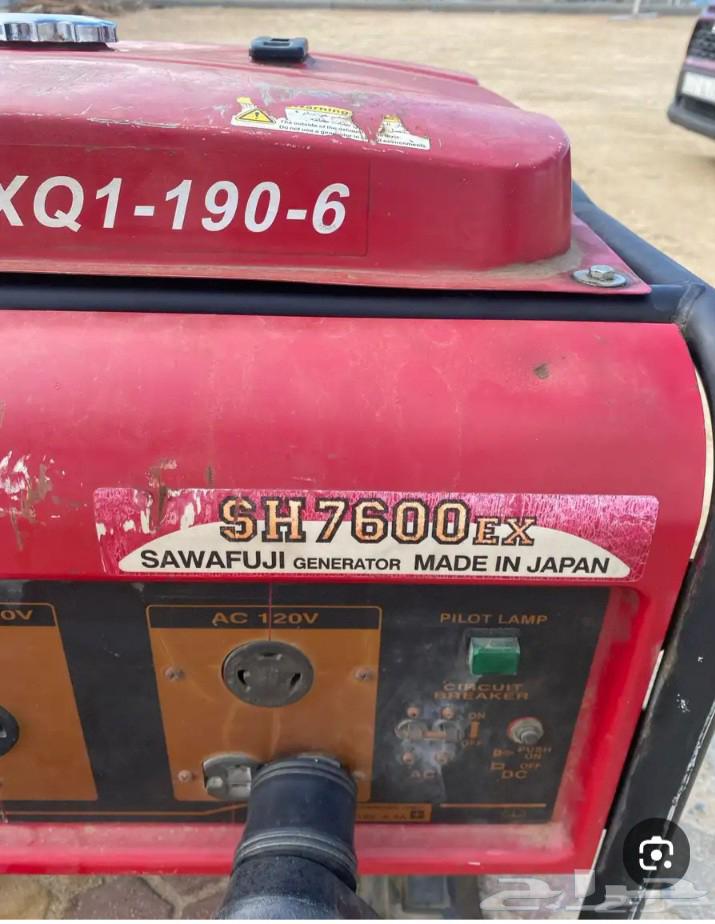 مولد كهرباء 7600 هولندا ياباني في حالة جيدة للبيع 2000 ريال64248490047618112