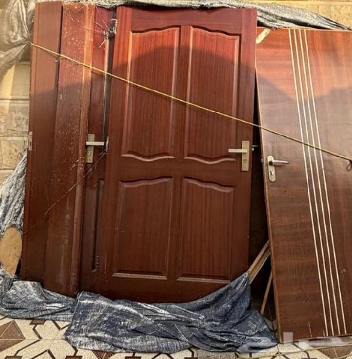 أبواب خشب أصلية بحالة جيدة 25 تونا خلعناها من البيت64236271312897110