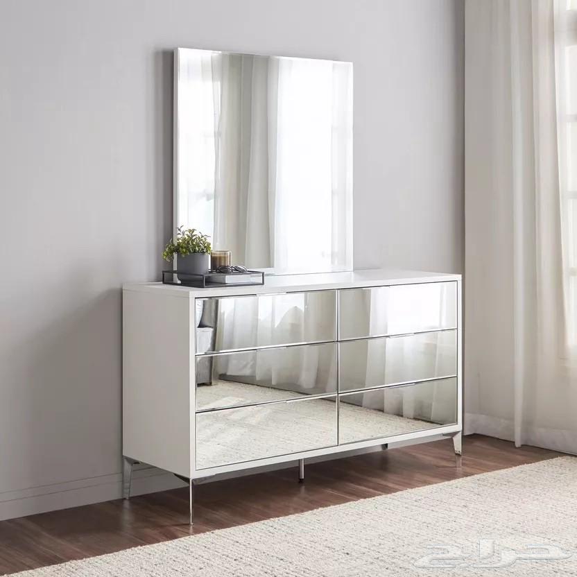 (سوبر كينج)طقم غرفة نوم فاخر بدون الدولاب جديد هوم سنتر64236670784514111