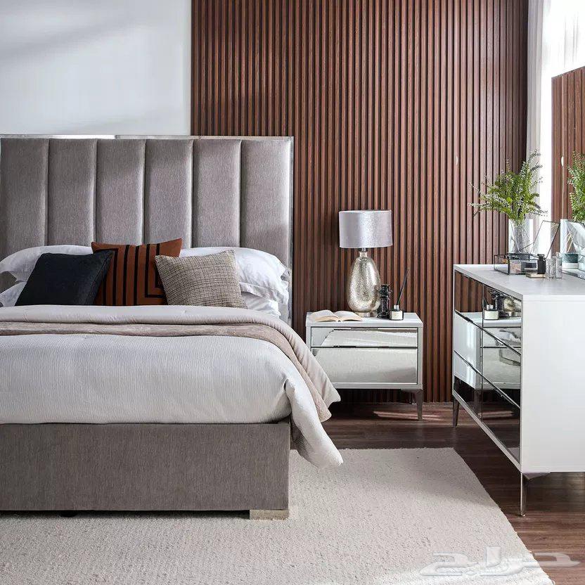 (سوبر كينج)طقم غرفة نوم فاخر بدون الدولاب جديد هوم سنتر64236670784514110