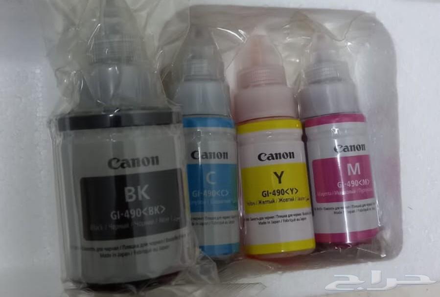كانون طقم حبرطابعة GI-490 من4 قطع أصفر  أرجواني  أزرق اسود64235188685187111