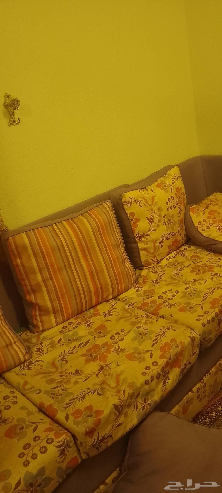 كنب او مجلس استخدام نظيف جدااا شبه جديد ومعه هدية مجانا64241934385282113