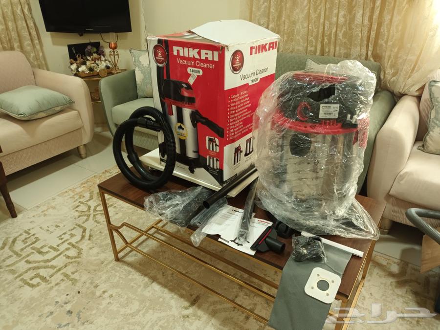 مكنسة كهربائية رطب وجاف 30لتر ستيل نيكاي64263536376835110