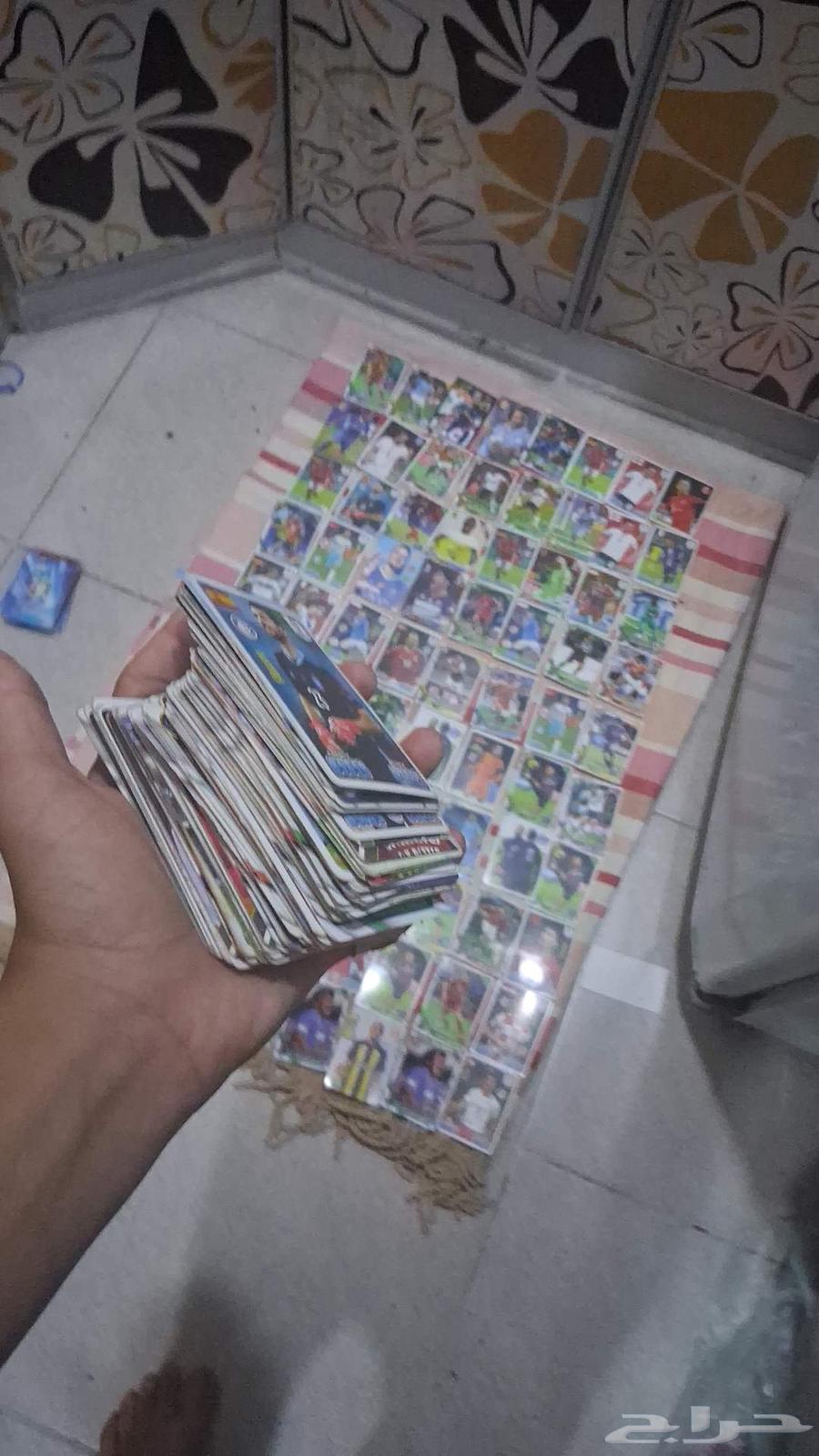 كروت لاعبين الثلاث حبات بريالين و العدد كامل ب 55 ريال64257224775682111