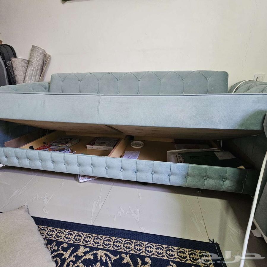 كنب تركي مستعمل في ادراج مخفية من العبداللطيف يتعدل سرير64264453720322113