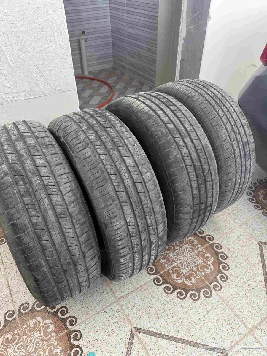 كفرات قياس 245 60 18 نص عمر بحاله جيده ولا رقعه صناعه تايلند64422680722306113